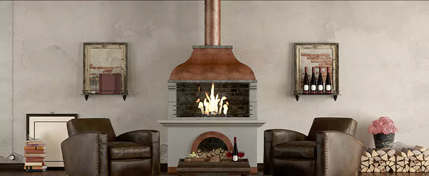 Thelin Hearth Products Providence Pellet Insert Fireplace Installation in Elmhurst, IL